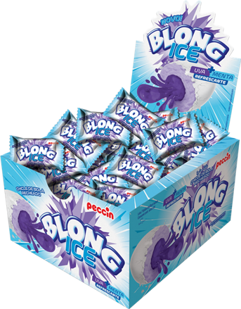 BLONG ICE GRAPE 4g osviežujúce hroznové žuvačky (balenie:40ks 1ks od 0,06eur)