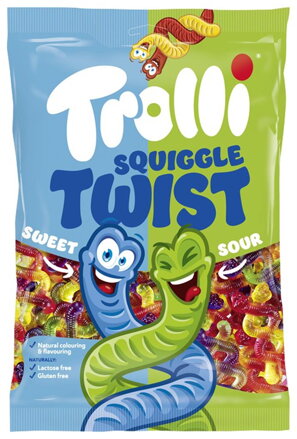 TROLLI TWIST 1kg sladko-kyslé želé