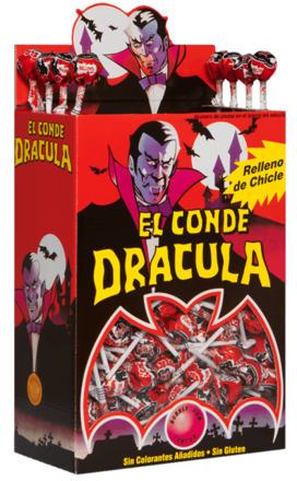 DRACULA RED 9g lízatko so žuvačkou(balenie:200ks 1ks od 0,11eur)