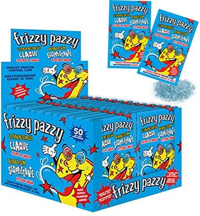 FIZZY PAZZY MALINA 7g farbiaci praskací prášok(Balenie:50ks 1ks=0,49eur)