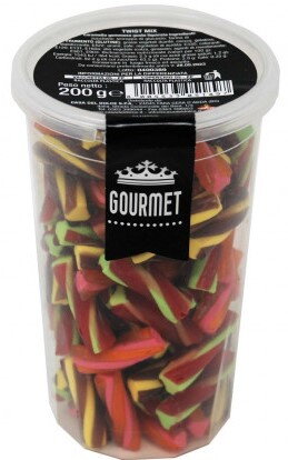 GOURMENT TWIST 200g pelendrekové cukríky 