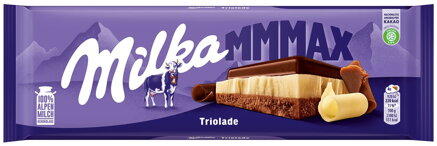 MILKA MMMAX TRIOLADE 280g mliečna čokoláda