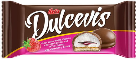 DULCEVIS 70g jahodové pusinky