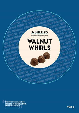 WALNUT WHIRLS 100g orieškový dezert