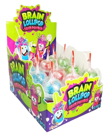 BRAIN LOLLIPOP 50g lízatko s práškom (balenie:12ks 1ks od 0,85eur)