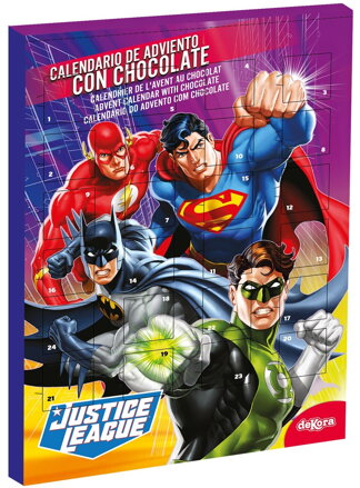 JUSTICE LEAGUE 50g adventný kalendár