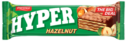 HYPER HAZELNUT 50g lieskovo-oriešková oblátka 