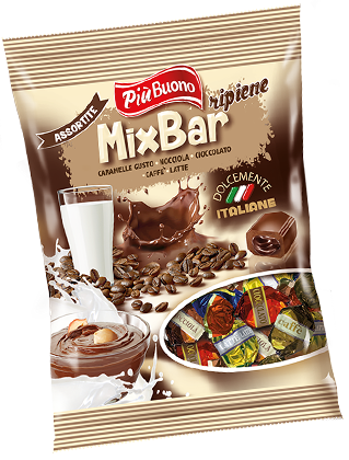 PIU BUONO MIX BAR 175g kávové cukríky