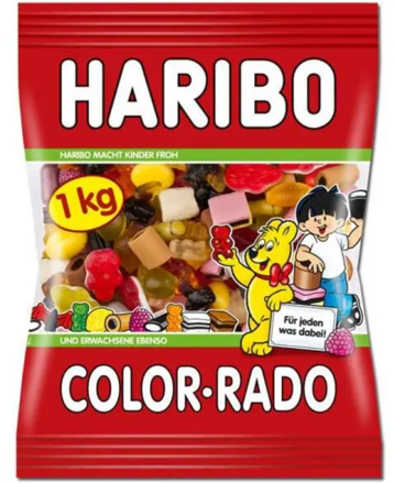 HARIBO COLORADO 1kg  želé cukríky