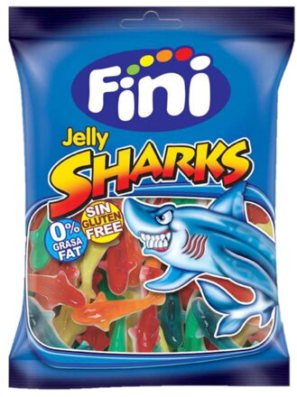 JELLY SHARKS 75g ovocné želé cukríky