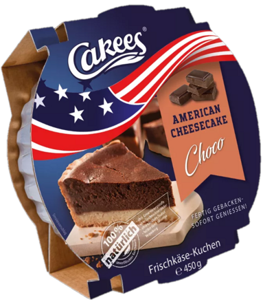 CAKEES AMERICAN 450g tvarohovo-čokoládový koláč (exp.11/06/23)