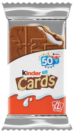 KINDER CARDS 25,6g plnená mliečna tyčinka