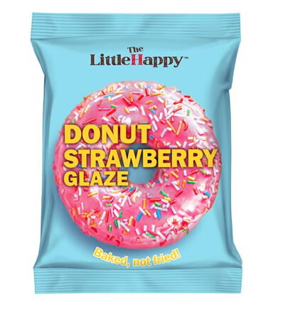 HAPPY DONUT GLAZE 50g jahodový v poleve (exp.09/07/2023)