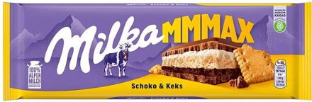 MILKA MMMAX CHOCO KEKS 300g mliečna čokoláda
