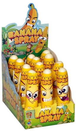 BANANA SPRAY BIG 40ml jedlý spray (Balenie: 12ks 1ks od 0,90eur)
