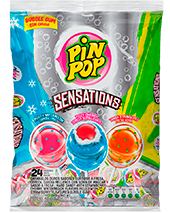 PIN POP SENSATIONS 17g zábavné lízatka (balenie:48ks 1ks od 0,085eur)
