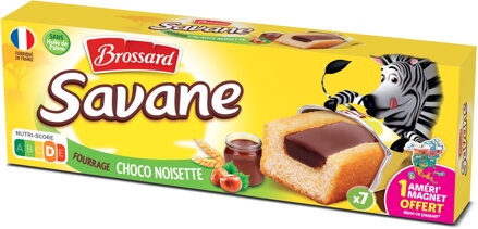 SAVANE ZEBRA 189g koláčiky s lieskovoorieškovým krémom