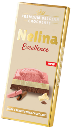 NELINA EXCELLENCE 100g ruby/mliečna/biela 