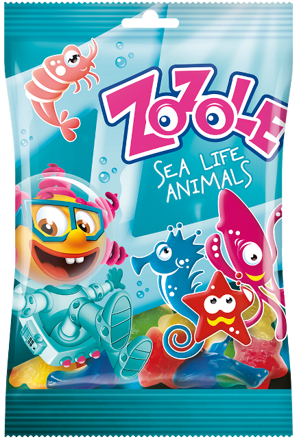 ZOZOLE SEA LIFE 75g želé cukríky