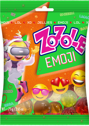 ZOZOLE EMOJI 75g želé cukríky