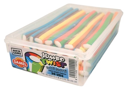 DAMEL JUMBO 55g multicolour sladké (Balenie:30ks 1ks od 0,45eur)