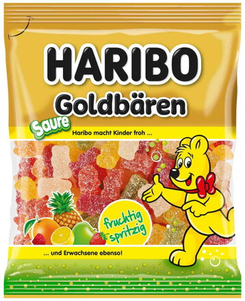 HARIBO MEDVEDÍKY SOÜR 175g želé cukríky (exp.05/2024)