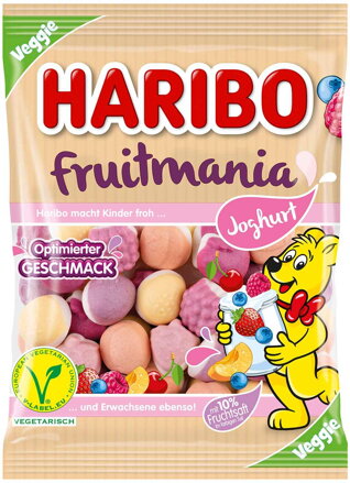 HARIBO FRUITMANIA JOGHURT 160g želé cukríky