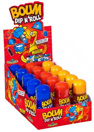 BOUM DIP N´ROLL 50ml tekutá cukrovinka s práškom (Balenie:15ks 1ks od 0,69eur)