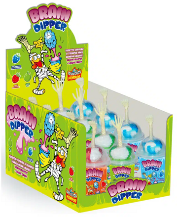 BRAIN DIPPER 60g lízatko s ovocným gelom (Balenie:12ks 1ks od 0,69eur)