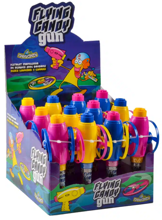 FLAING CANDY 12g hračka s cukríkmi (Balenie:12ks 1ks od 0,95eur)