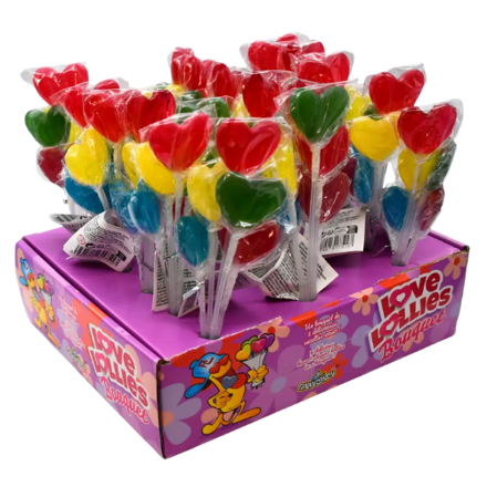 LOVE BOUQUET 50g lízatká (Balenie:18ks 1ks od 0,75eur)