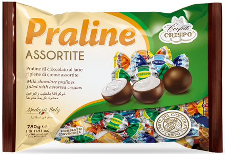 CRISPO PRALINE ASSORTED 780g mix bonbóny 