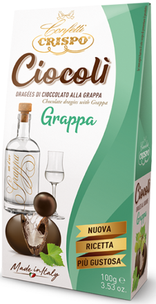 CRISPO CIOCOLI GRAPPA 100g likérové pralinky