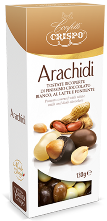 CRISPO ARACHIDI 130g arašidy v čokoláde