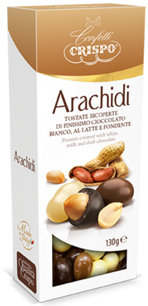 CRISPO ARACHIDI 130g arašídy v čokoláde