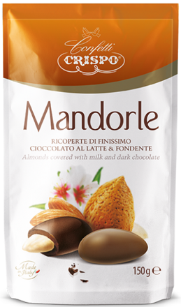CRISPO MANDORLE 150g mandle v čokoláde