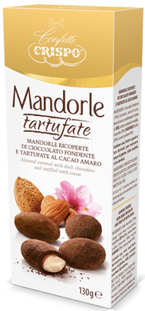 CRISPO TARTUFALE 130g mandle v čokoláde