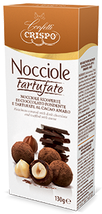 CRISPO TARTUFALE 130g lieskovce v čokoláde