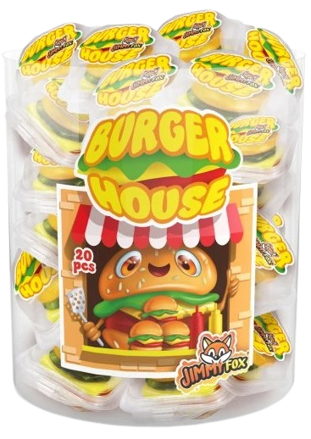 BURGER HOUSE 50g želé cukrovinka (Balenie:20ks 1ks od 0,75eur)