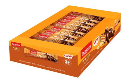 WAFFI PEANUT 30g arašidové oblátky (Balenie:24ks 1ks od 0,20eur)