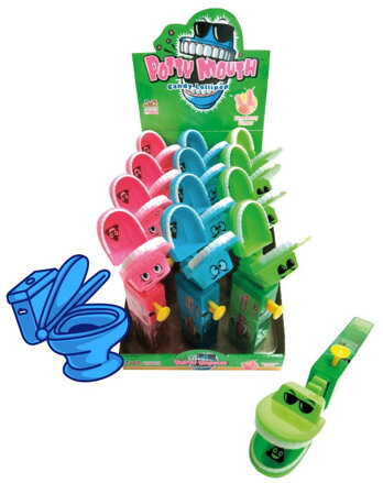 POTTY MOUTH 17g hračka s lízatkom (Balenie:12ks 1ks=1,95eur) 