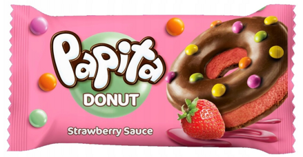 PAPITA DONUT 40g jahodové pečivo