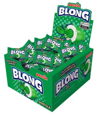 BLONG MINT GREEN 4g mentolové žuvačky (balenie:40ks 1ks od 0,06eur)
