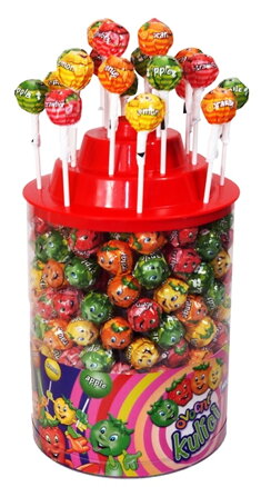OVOCNÝ KULÍCI 8g lízatká mix (Balenie:200ks 1ks od 0,125eur)