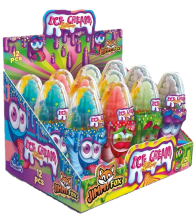 ICE CREAM LOLLIPOP 23g lízatko s cukríkmi (Balenie:12ks 1ks od 0,59eur)