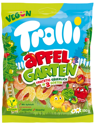 TROLLI APFEL GARTEN 175g želé cukríky 