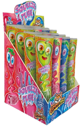 SQUEEZE TUBE 40ml ovocný gél (Balenie:16ks 1ks od 0,49eur)