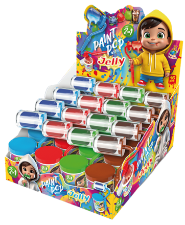 PAINT POP 30g lízatko s ovocným gélom (Balenie:16ks 1ks=0,95eur)
