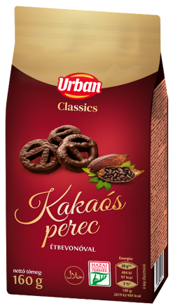 URBAN PRACLÍKY 160g v čokoládovej poleve