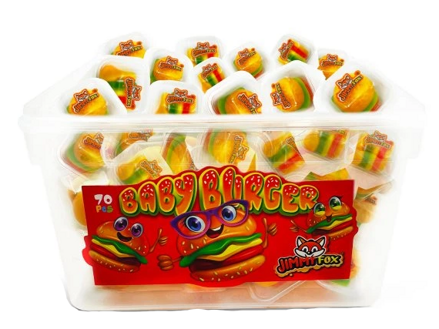 HAMBURGER 10g želé cukrovinka (Balenie 70ks 1ks od 0,125eur)